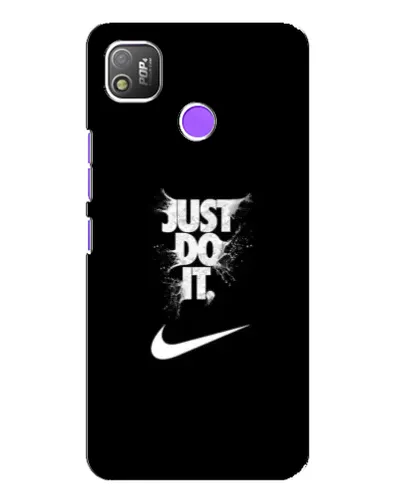 Чехол для TECNO POP 4 с картинкой «Текстовый принт Nike» Чехол для TECNO POP 4 с картинкой «Текстовый принт Nike»
