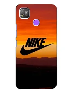 Чехол для TECNO POP 4 с картинкой «Nike — вечерний горизонт»