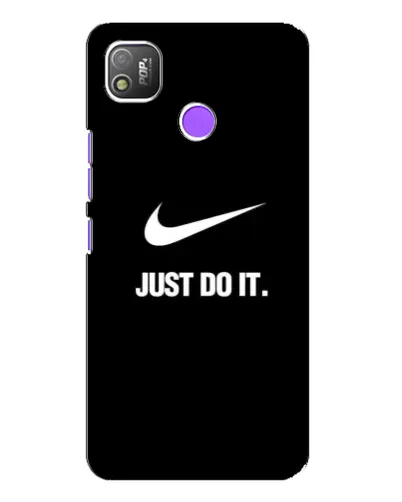 Чехол для TECNO POP 4 с картинкой «Классический принт Nike» Чехол для TECNO POP 4 с картинкой «Классический принт Nike»