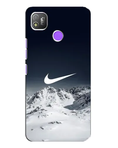 Чехол для TECNO POP 4 с картинкой «Nike — зимние горы» Чехол для TECNO POP 4 с картинкой «Nike — зимние горы»