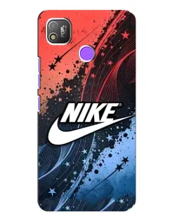Чехол для TECNO POP 4 с картинкой «Градиентный принт Найк»