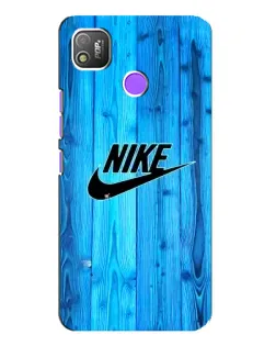 Чехол для TECNO POP 4 с картинкой «Голубое дерево Nike»