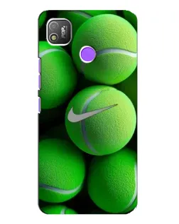 Чехол для TECNO POP 4 с картинкой «Теннисные мячи Найк»