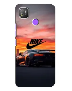 Чехол для TECNO POP 4 с картинкой «Nike и суперкар»