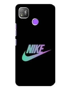 Чехол для TECNO POP 4 с картинкой «Nike — городская ночь»