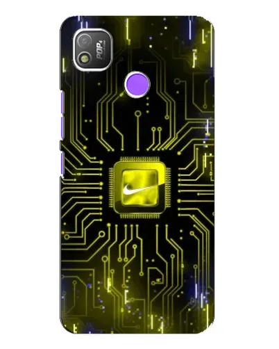 Чехол для TECNO POP 4 с картинкой «Nike — золотая искра» Чехол для TECNO POP 4 с картинкой «Nike — золотая искра»