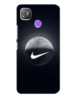 Чехол для TECNO POP 4 с картинкой «Nike в стиле граффити»