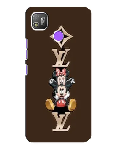 Чехол для TECNO POP 4 с картинкой «LV и Микки Маус» Чехол для TECNO POP 4 с картинкой «LV и Микки Маус»