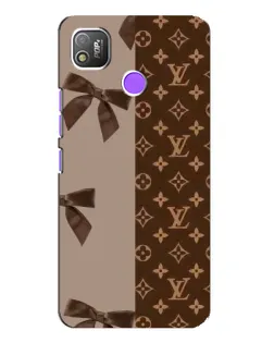 Чехол для TECNO POP 4 с картинкой «Louis Vuitton — банты»