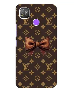 Чехол для TECNO POP 4 с картинкой «LV с бантом»