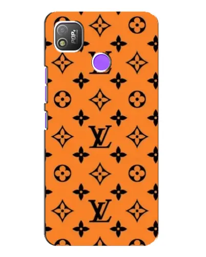 Чехол для TECNO POP 4 с картинкой «Оранжевый стиль LV» Чехол для TECNO POP 4 с картинкой «Оранжевый стиль LV»