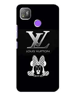 Чехол для TECNO POP 4 с картинкой «LV и Минни Маус»