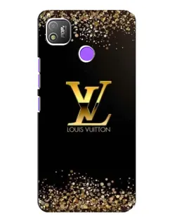 Чехол для TECNO POP 4 с картинкой «LV — золотые искры»
