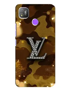 Чехол для TECNO POP 4 с картинкой «Камуфляжный Louis Vuitton»
