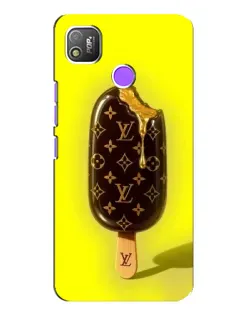Чехол для TECNO POP 4 с картинкой «Мороженое от LV»