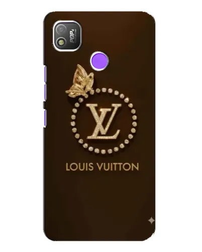 Чехол для TECNO POP 4 с картинкой «LV — золотая печать» Чехол для TECNO POP 4 с картинкой «LV — золотая печать»