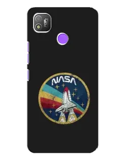 Чехол для TECNO POP 4 с картинкой «NASA — эмблема миссии»