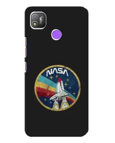 Чехол для TECNO POP 4 с картинкой «NASA — эмблема миссии» Чехол для TECNO POP 4 с картинкой «NASA — эмблема миссии»