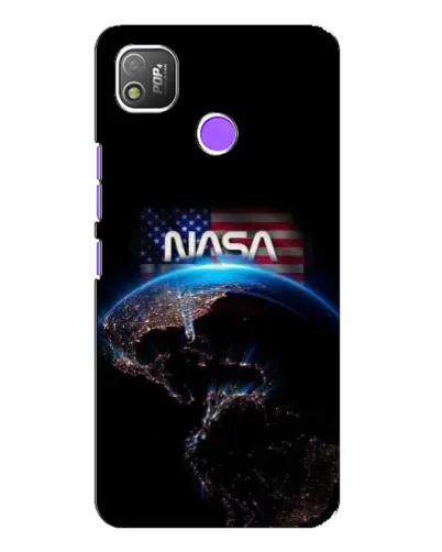 Чехол для TECNO POP 4 с картинкой «Земля из космоса NASA» Чехол для TECNO POP 4 с картинкой «Земля из космоса NASA»