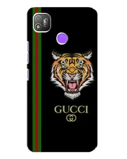 Чехол для TECNO POP 4 с картинкой «Тигр Gucci»