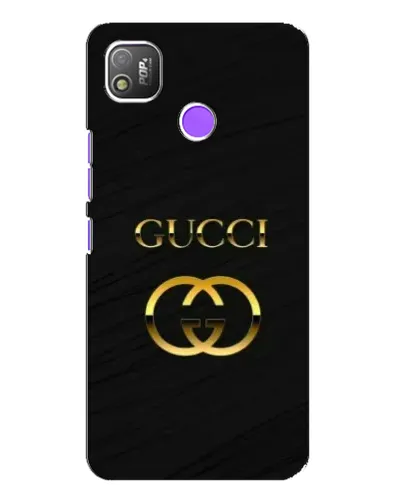 Чехол для TECNO POP 4 с картинкой «Золотой логотип Gucci» Чехол для TECNO POP 4 с картинкой «Золотой логотип Gucci»