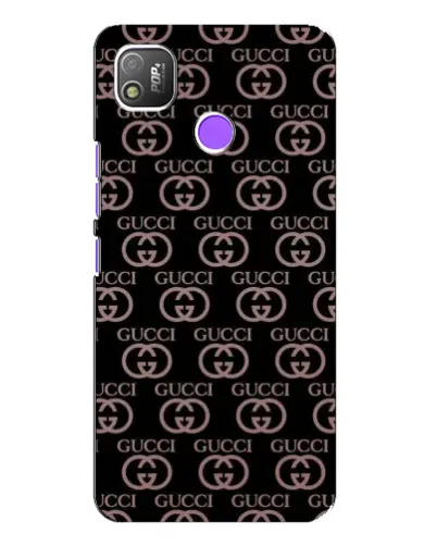 Чехол для TECNO POP 4 с картинкой «Классическая монограмма Gucci» Чехол для TECNO POP 4 с картинкой «Классическая монограмма Gucci»
