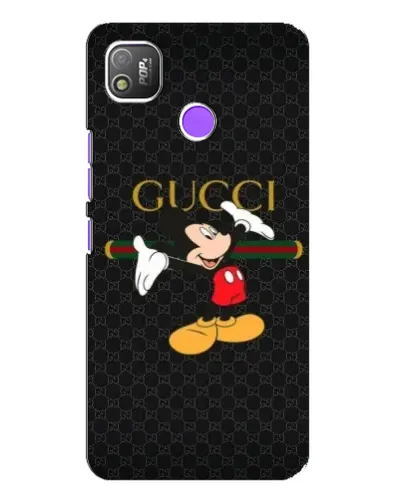Чехол для TECNO POP 4 с картинкой «Микки Маус Gucci» Чехол для TECNO POP 4 с картинкой «Микки Маус Gucci»
