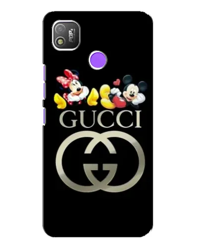 Чехол для TECNO POP 4 с картинкой «Gucci — герои Disney» Чехол для TECNO POP 4 с картинкой «Gucci — герои Disney»
