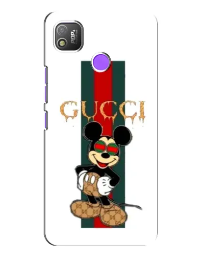 Чехол для TECNO POP 4 с картинкой «Микки Маус Gucci — полосы» Чехол для TECNO POP 4 с картинкой «Микки Маус Gucci — полосы»