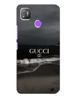 Чехол для TECNO POP 4 с картинкой «Gucci — морской прибой»