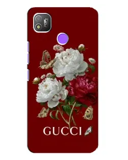 Чехол для TECNO POP 4 с картинкой «Gucci —  сад»