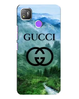 Чехол для TECNO POP 4 с картинкой «Gucci — горный пейзаж»