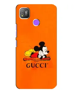 Чохол для TECNO POP 4 з картинкою «Міккі Маус Gucci — помаранч» Чохол для TECNO POP 4 з картинкою «Міккі Маус Gucci — помаранч»