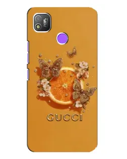 Чохол для TECNO POP 4 з картинкою «Gucci — золоті метелики» Чохол для TECNO POP 4 з картинкою «Gucci — золоті метелики»