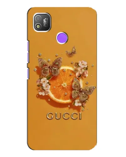 Чохол для TECNO POP 4 з картинкою «Gucci — золоті метелики» Чохол для TECNO POP 4 з картинкою «Gucci — золоті метелики»