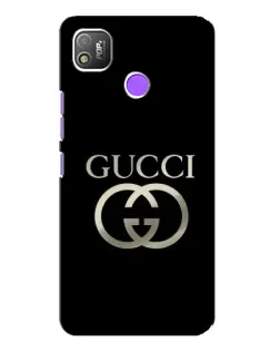 Чохол для TECNO POP 4 з картинкою «Gucci — золото на чорному» Чохол для TECNO POP 4 з картинкою «Gucci — золото на чорному»