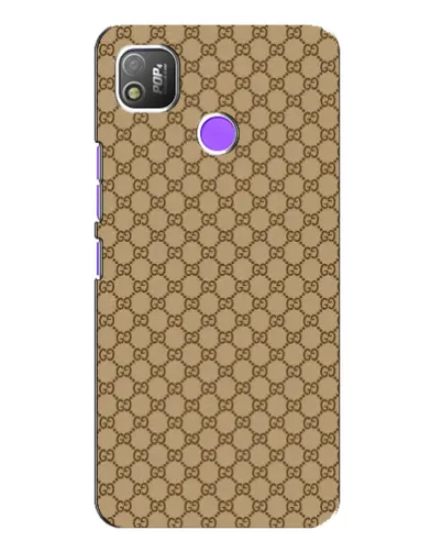 Чохол для TECNO POP 4 з картинкою «Gucci — класичний беж» Чохол для TECNO POP 4 з картинкою «Gucci — класичний беж»