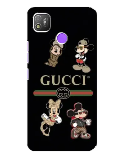 Чохол для TECNO POP 4 з картинкою «Gucci — герої Disney та монограма» Чохол для TECNO POP 4 з картинкою «Gucci — герої Disney та монограма»