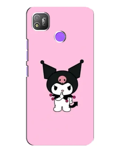 Чехол для TECNO POP 4 с картинкой «Kuromi — розовая нежность»
