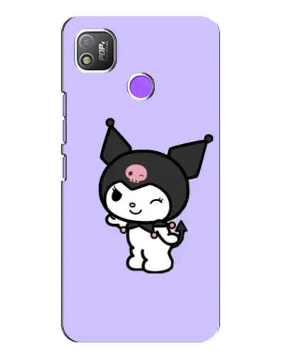 Чехол для TECNO POP 4 с картинкой «Классическая Kuromi»