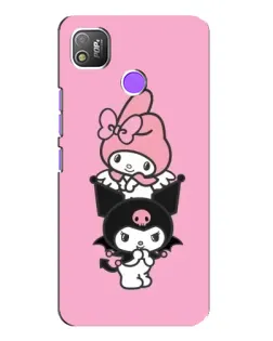 Чехол для TECNO POP 4 с картинкой «My Melody и Kuromi»