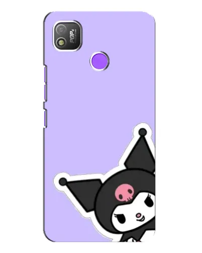 Чехол для TECNO POP 4 с картинкой «Забавная Kuromi»
