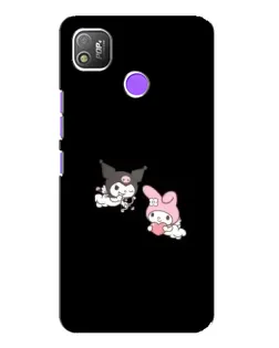 Чехол для TECNO POP 4 с картинкой «My Melody и Kuromi»