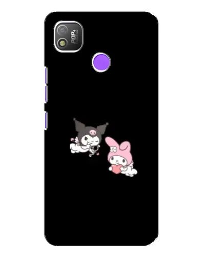 Чехол для TECNO POP 4 с картинкой «My Melody и Kuromi»