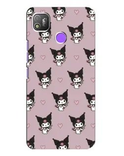 Чехол для TECNO POP 4 с картинкой «Kuromi — ночной сон»