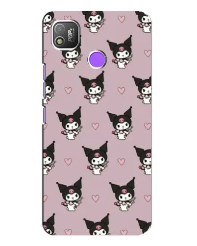 Чехол для TECNO POP 4 с картинкой «Kuromi — ночной сон»