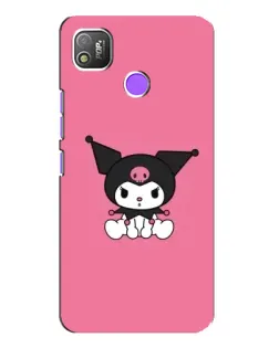 Чехол для TECNO POP 4 с картинкой «Хмурая Kuromi»