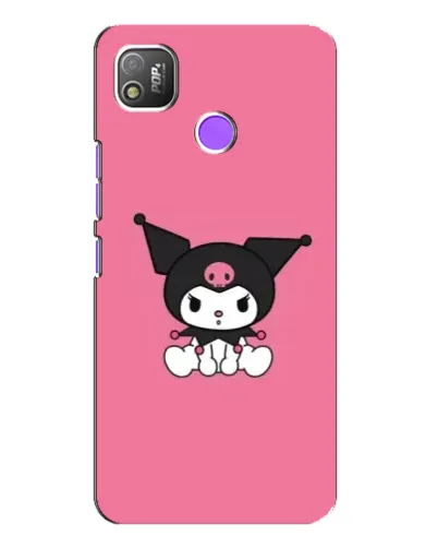 Чехол для TECNO POP 4 с картинкой «Хмурая Kuromi»