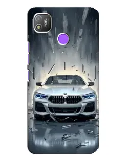 Чехол для TECNO POP 4 с картинкой «BMW в свете фар»
