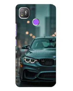 Чехол для TECNO POP 4 с картинкой «BMW в огнях города»